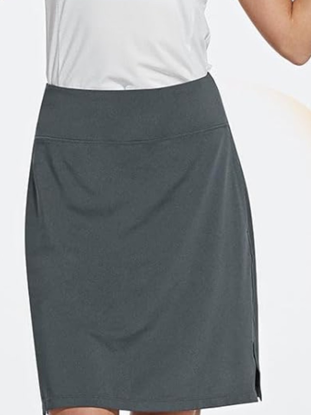NWT Bayleaf Gray Active Skirt; Size Large
Length is 30” long